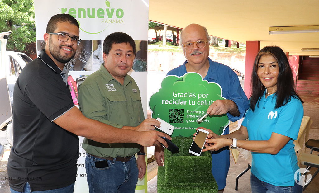 Movistar Panamá y estudiantes de la UP realizan “Jornada de Reciclaje Electrónico”
