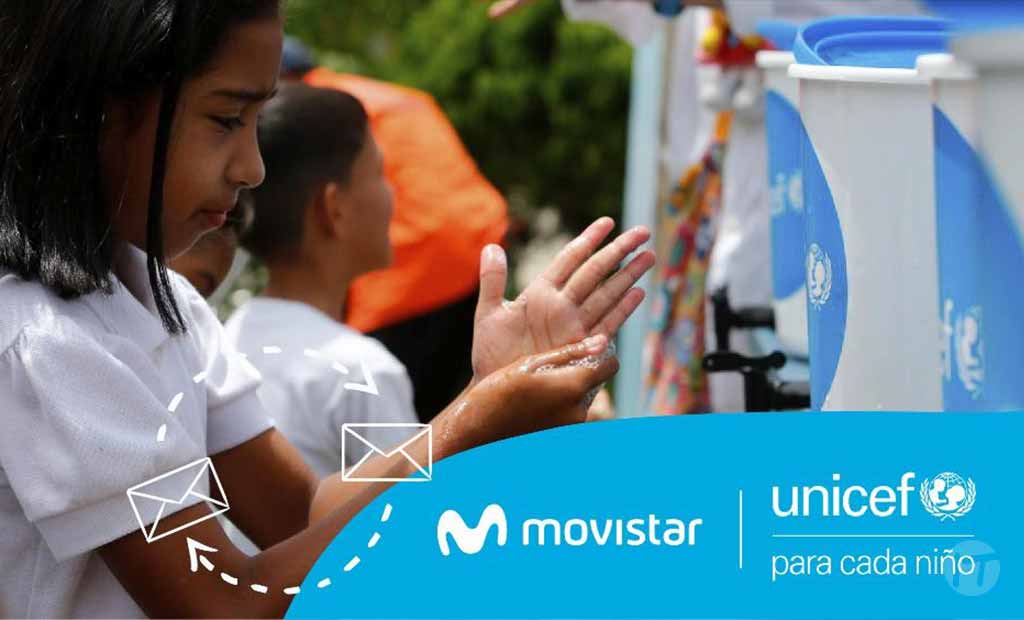 UNICEF y Movistar unen esfuerzos con información para la prevención del COVID-19 en Venezuela