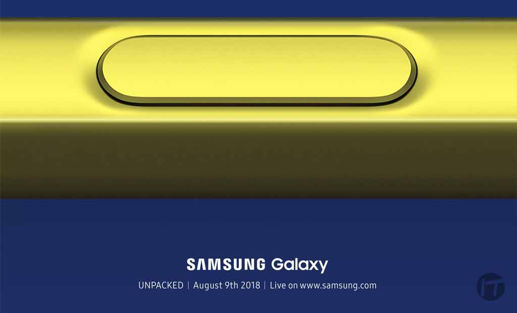 Un sitio preferencial para ver el lanzamiento del Samsung Note 9