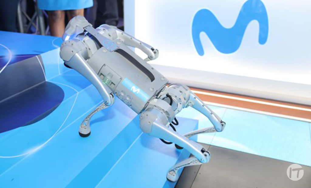 Movistar presentó robot conectado con tecnología 5G durante la Fitelven
