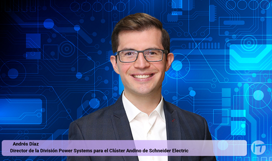 Andrés Díaz, nuevo director de la División Power Systems para el Clúster Andino de Schneider Electric