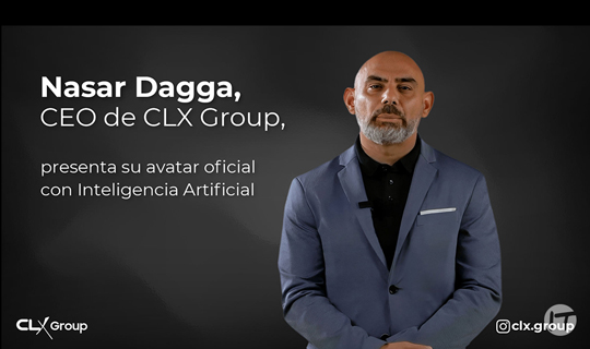 Nasar Dagga, CEO de CLX Group, presenta su avatar oficial con Inteligencia Artificial 