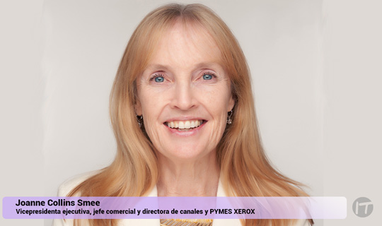 Xerox nombra a Joanne Collins Smee como vicepresidenta ejecutiva, jefe comercial y directora de canales y PYMES