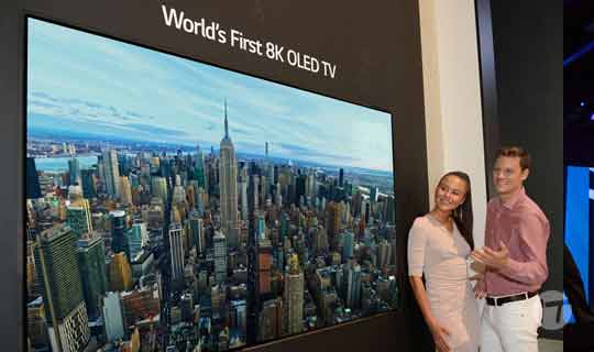 LG Presenta el primer televisor OLED 8K