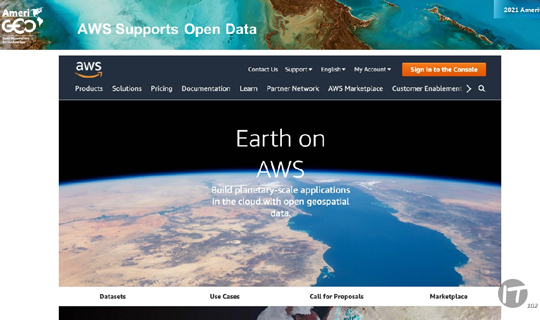 AWS pone sus tecnologías a disposición de AmeriGEO para el fortalecimiento de la observación de la Tierra 