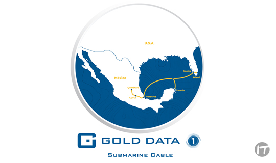 Gold Data anuncia un sistema submarino de 250 Tbps en el Golfo de México conectando con Estados Unidos en 2025