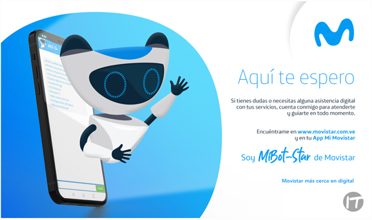 Movistar activa nuevo canal de atención digital Mi Bot-Star 