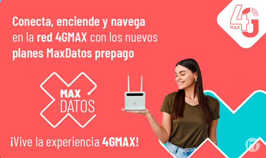 Movilnet trae MaxDatos con 4GMAX para clientes prepago