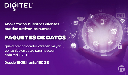 Digitel ofrece a todos sus clientes los nuevos Paquetes de Datos