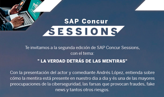 SAP anuncia la segunda versión del SAP concur sessions: La verdad detrás de las mentiras 