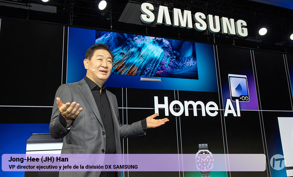 Así se presentó Samsung en el CES 2025