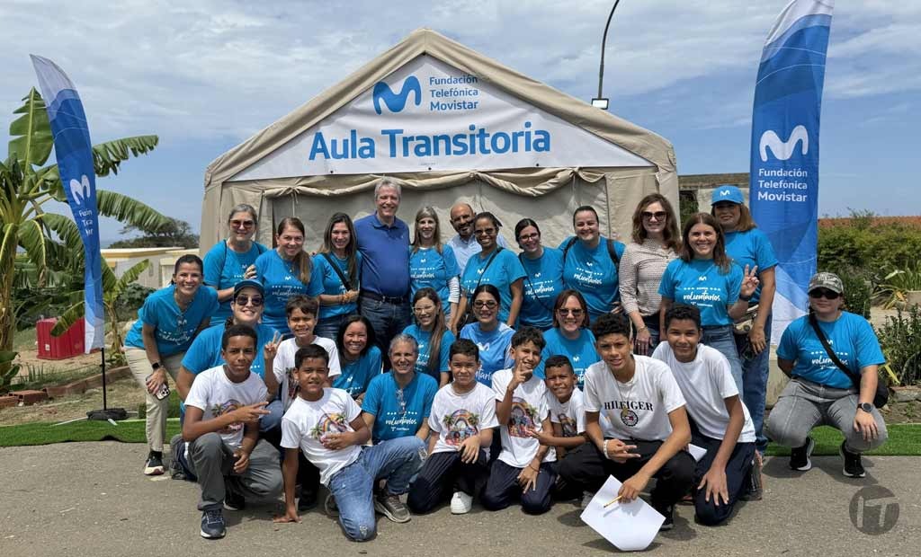 Movistar apoya la continuidad educativa de 140 niños en La Guaira