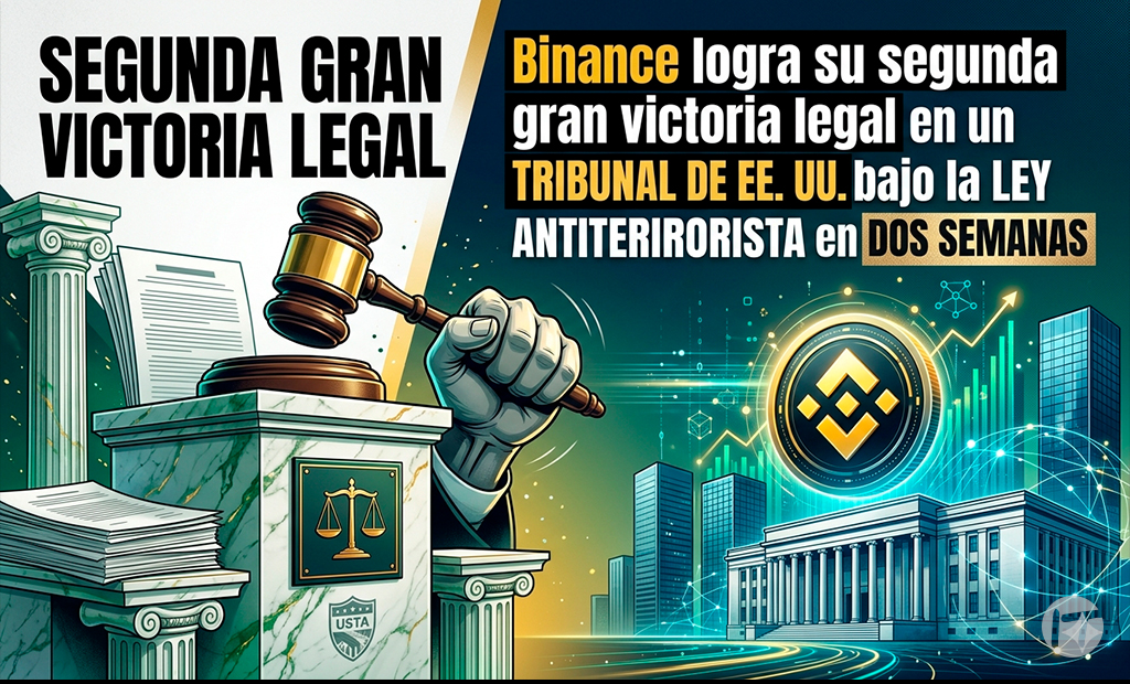 Binance logra su segunda gran victoria legal en un tribunal de EE. UU