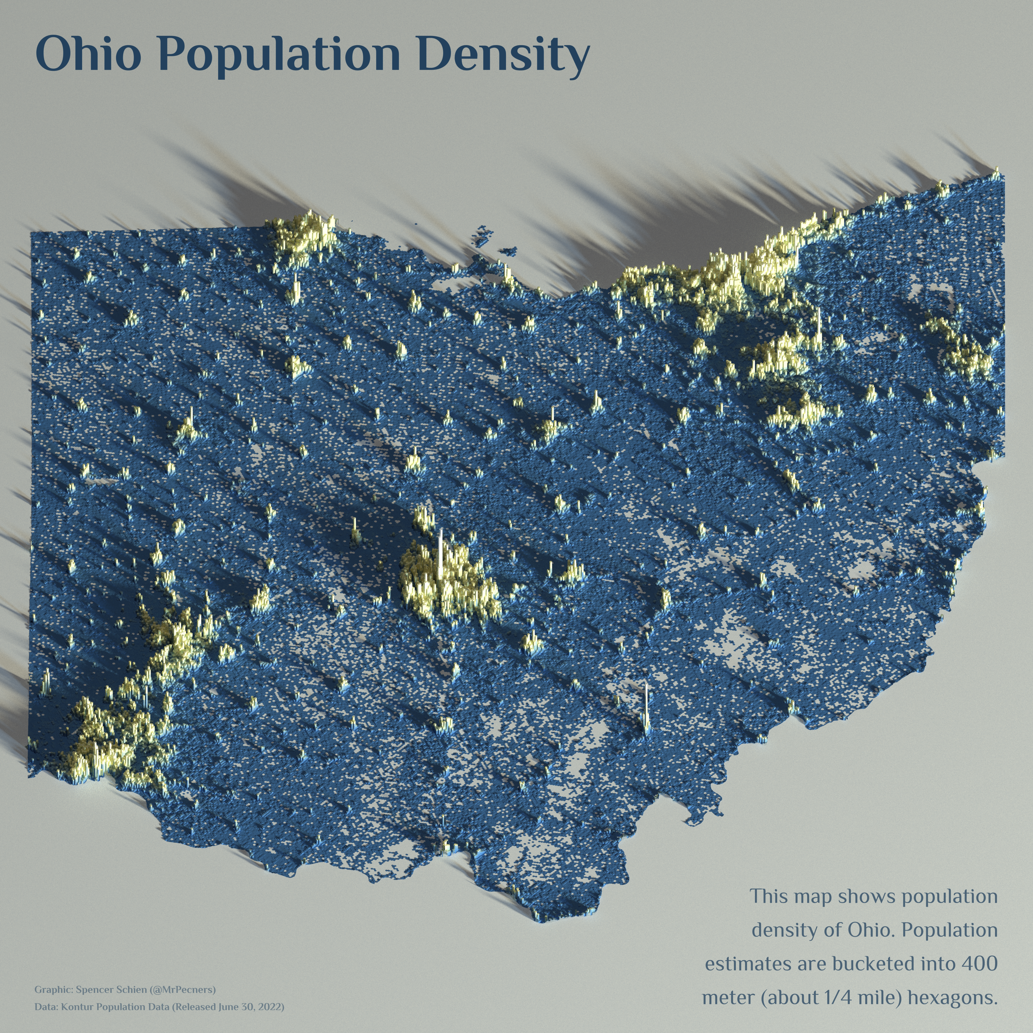 Ohio Population Density