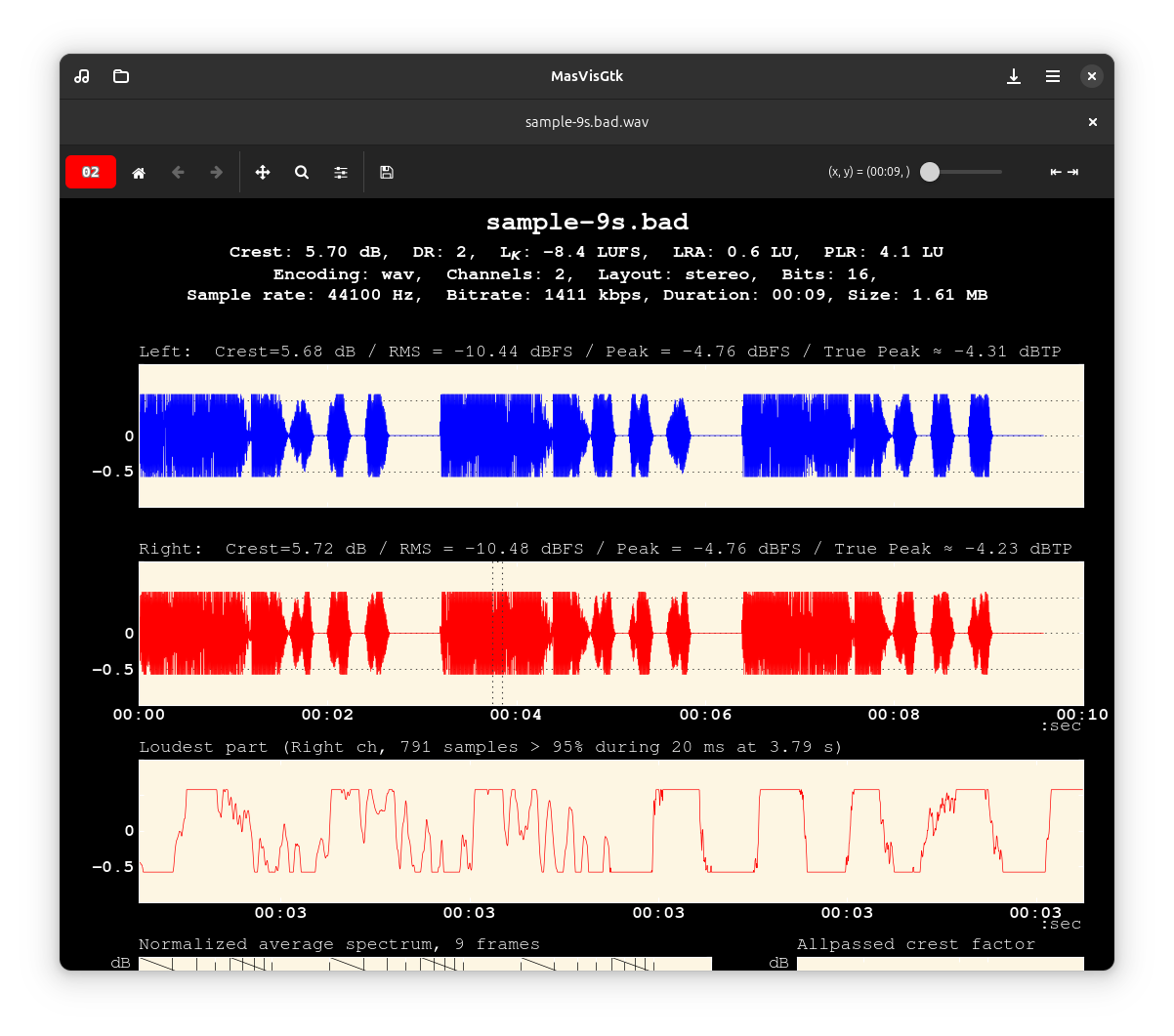 Detailed View Dark Theme