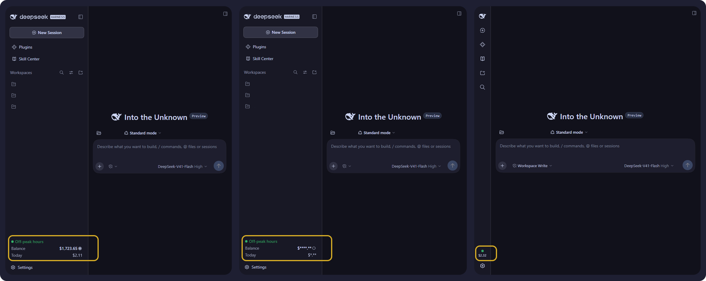 The Accountant card seated in the DSH sidebar, directly above the Settings row