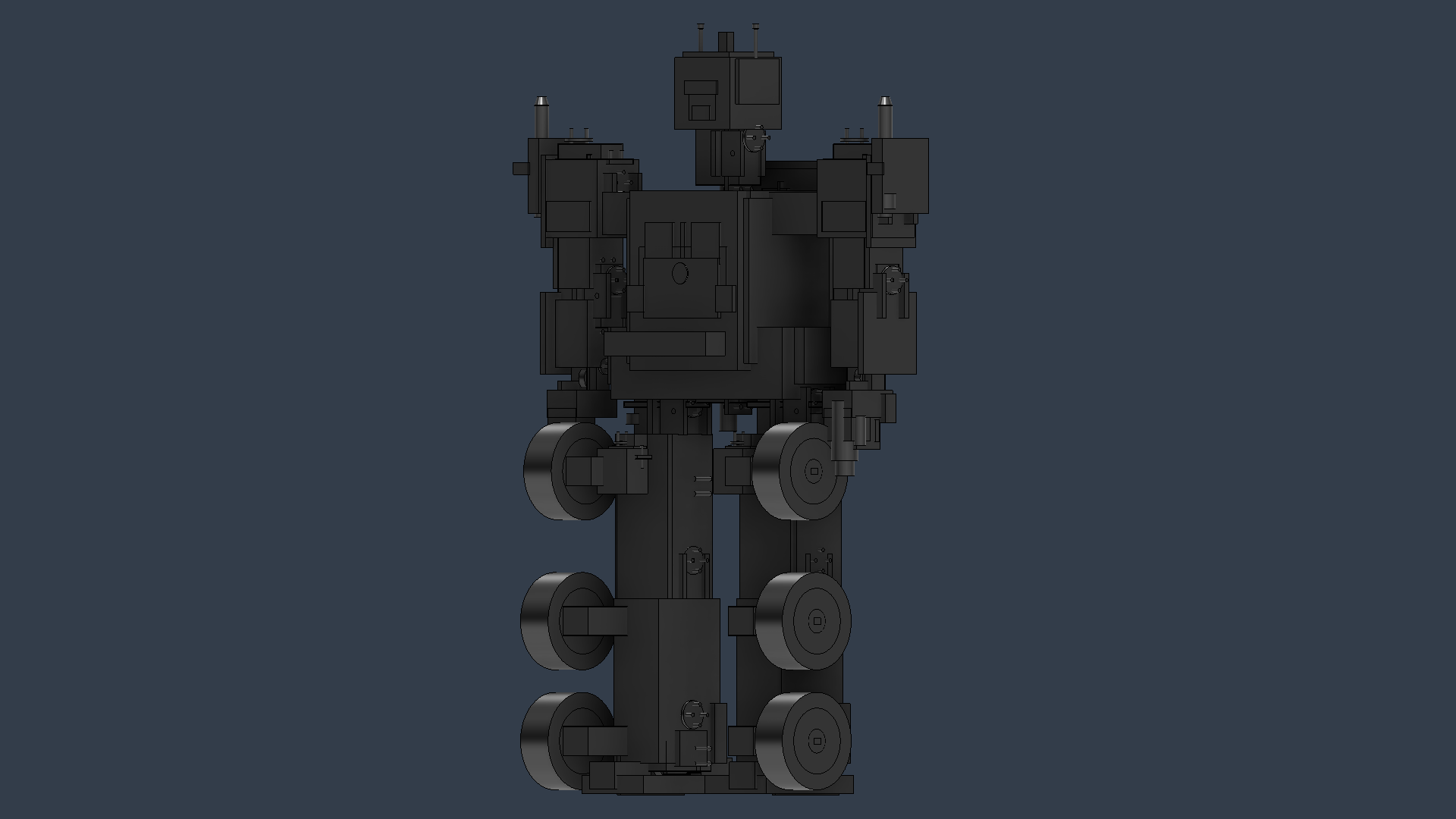 Optimus Prime G1 Robot Mode Isometric View - Fusion 360 CAD model
