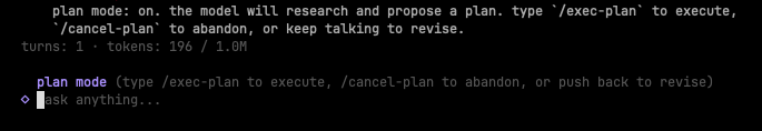 prism plan mode