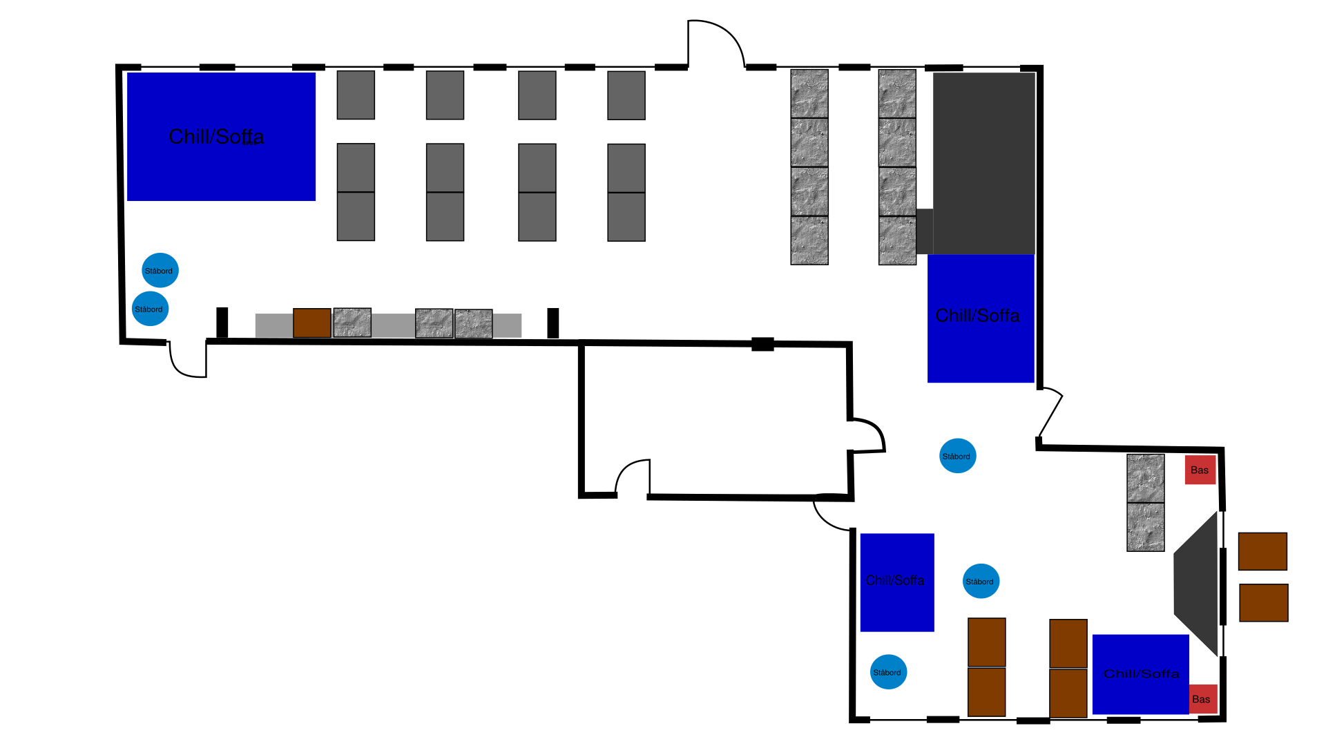 Normal daytime and pub