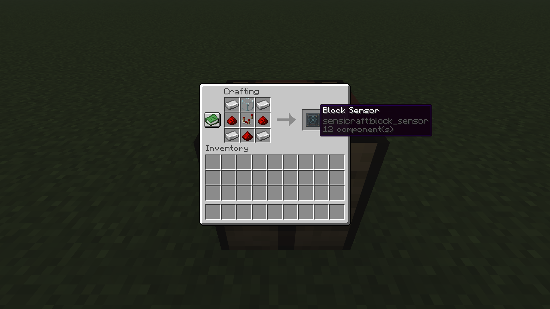 Block Sensor Recipe