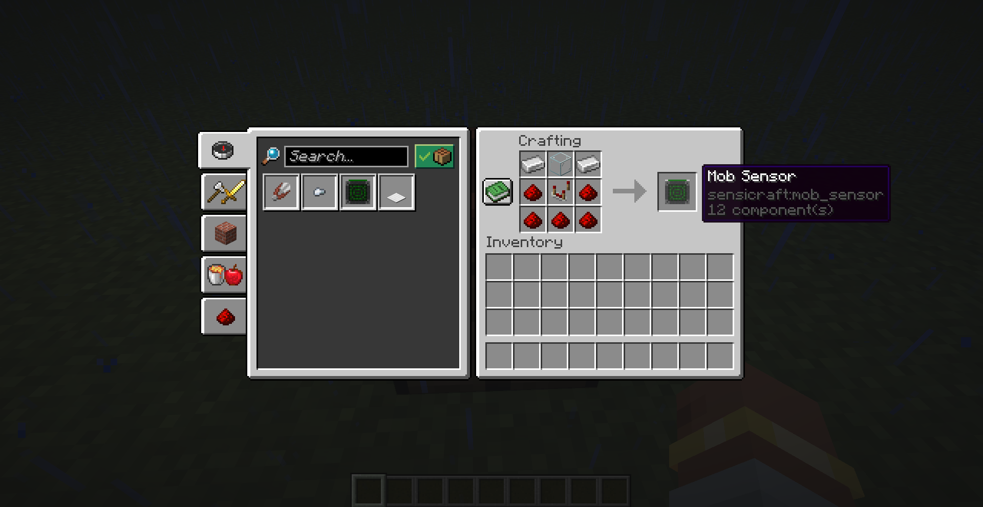 Mob Sensor Recipe