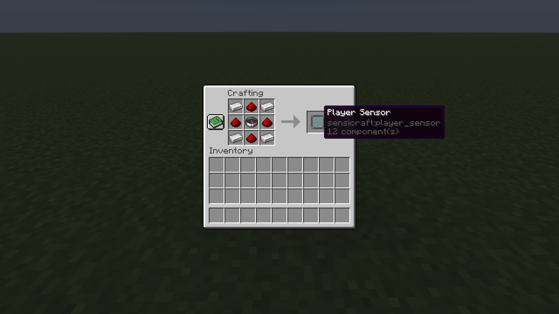 Player Sensor Recipe
