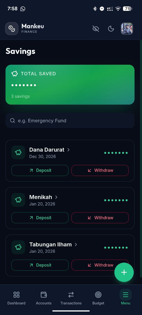 Savings & Goals