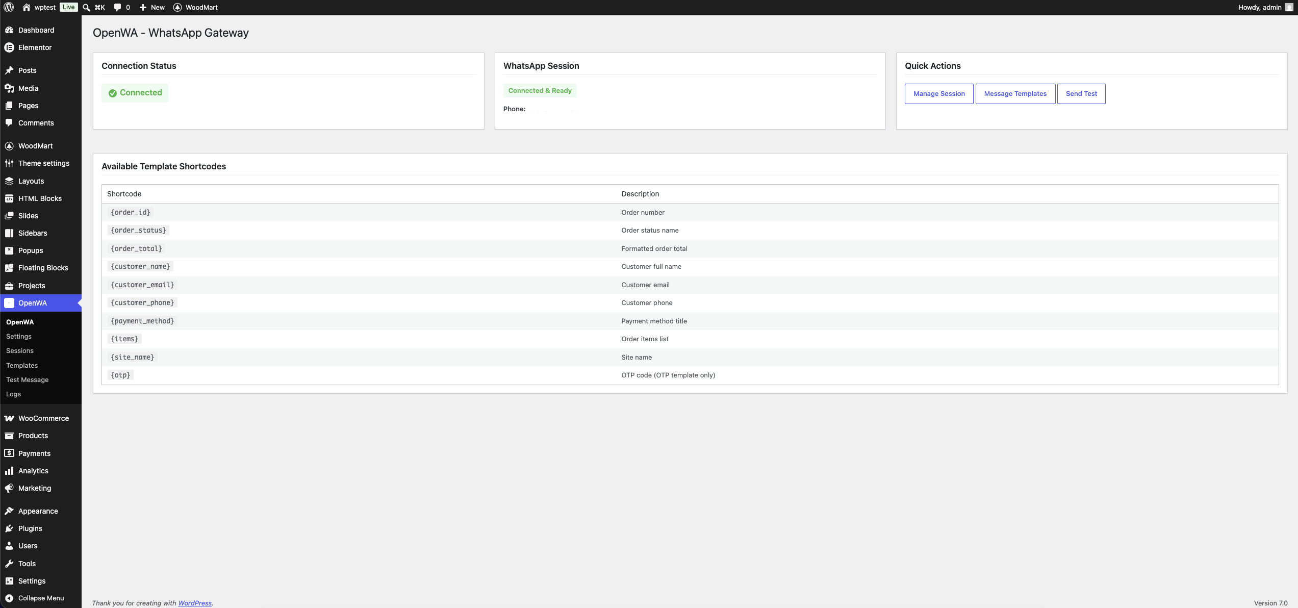 Admin Dashboard