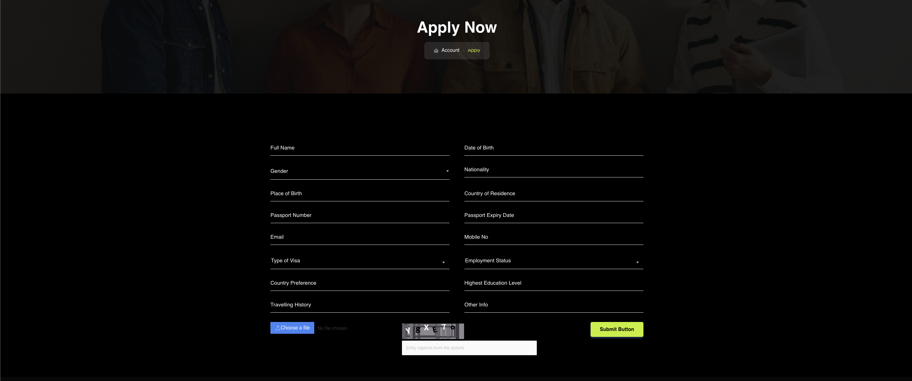 VIZAC Apply Now