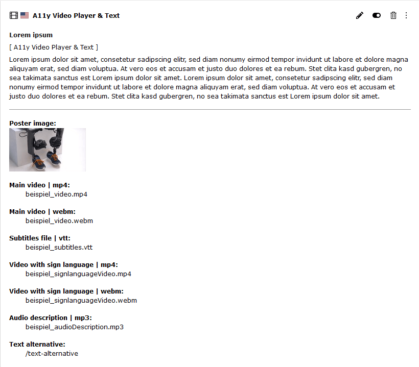 screen shot of backgend preview!