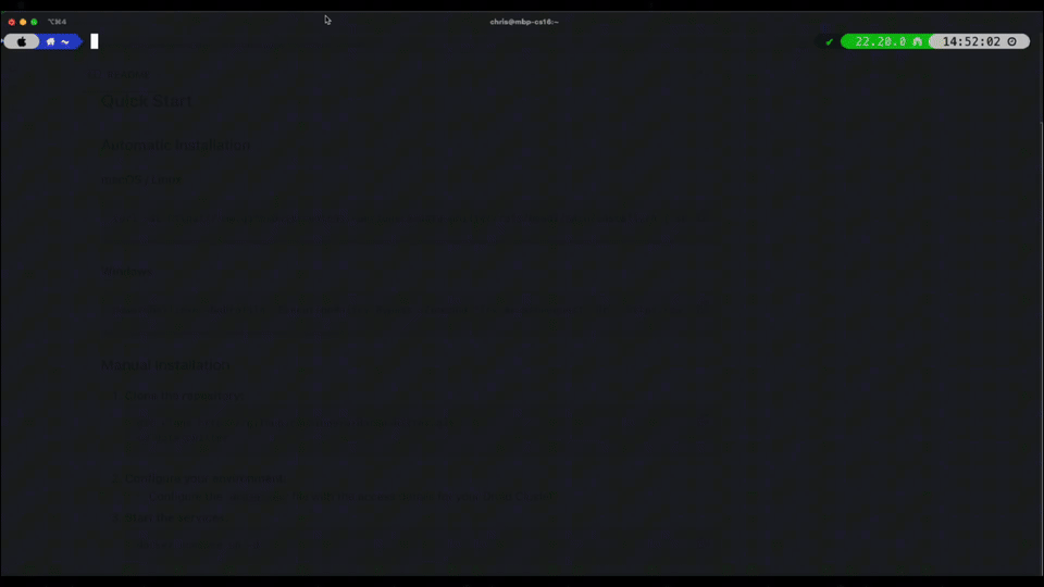 Data Philter Installation GIF