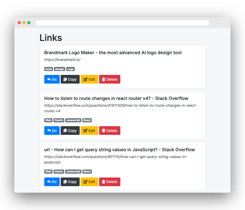 Linkbucket Screenshot 2