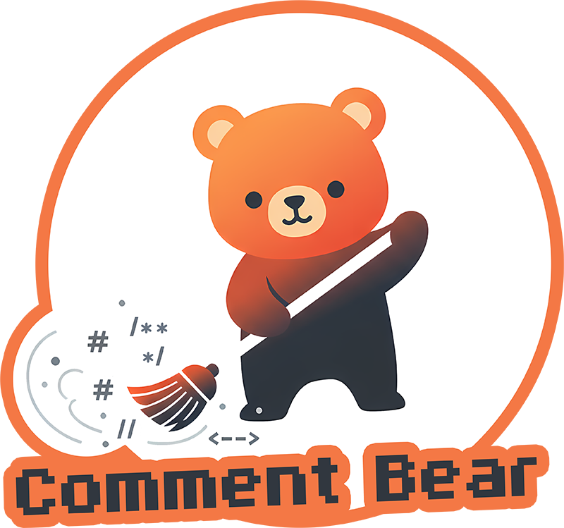 Comment Bear Logo