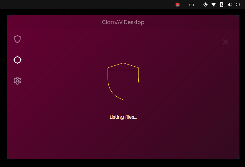 ClamAV Desktop Scanner (in progress)