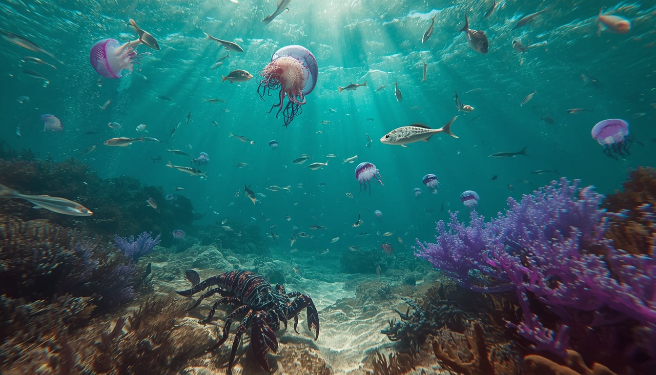 Подводный мир Ацидалийского моря
