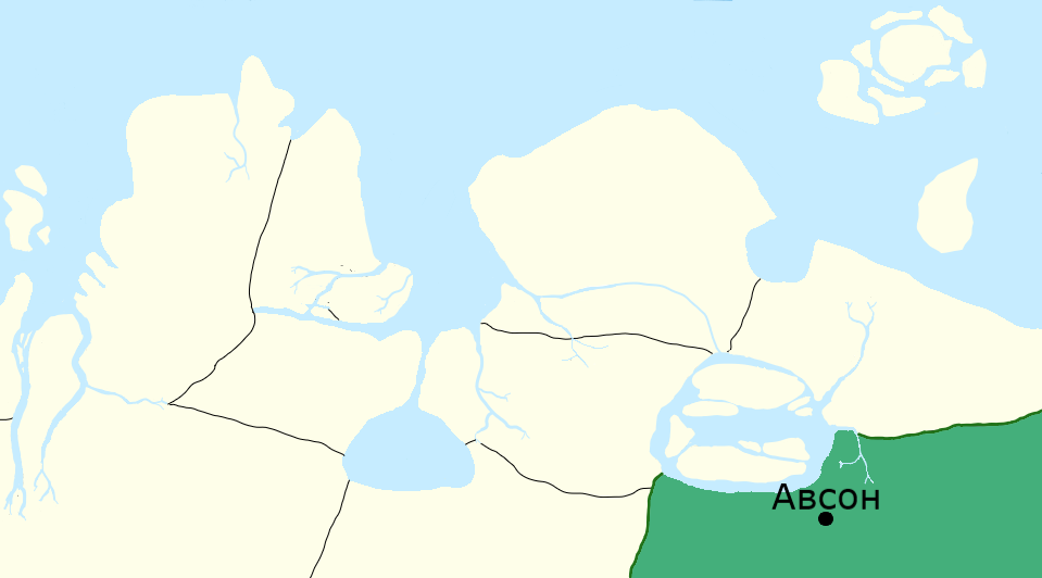 Карта Королевства Авсония