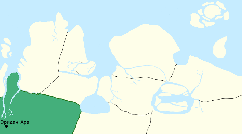 Карта Королевства Эридания