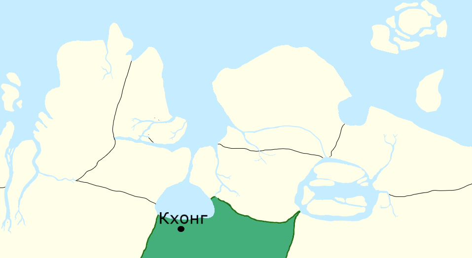 Карта Королевства Кхонг