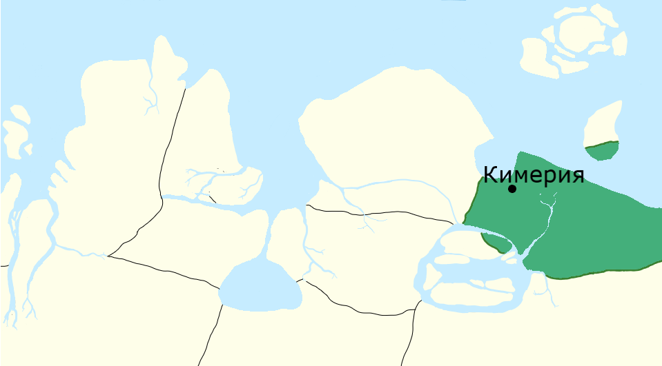 Карта Королевства Кимерия