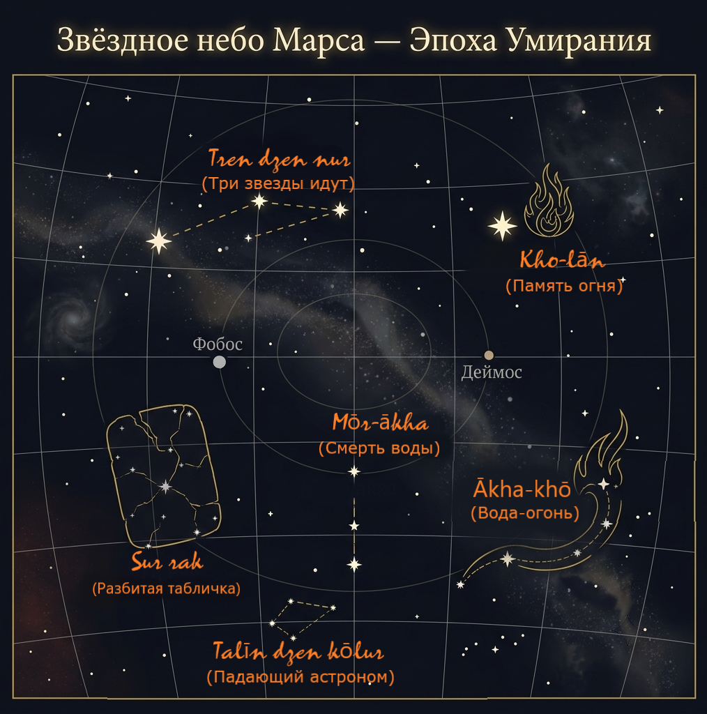 Звёздное небо Марса