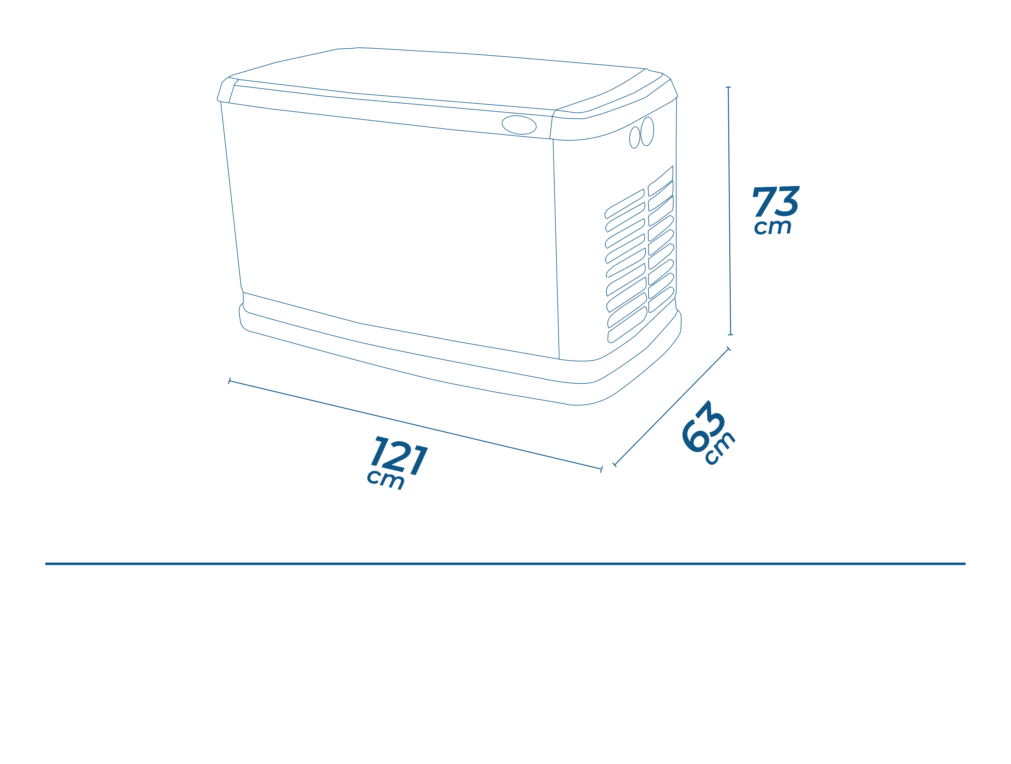 Diagrama de dimensiones GA10000