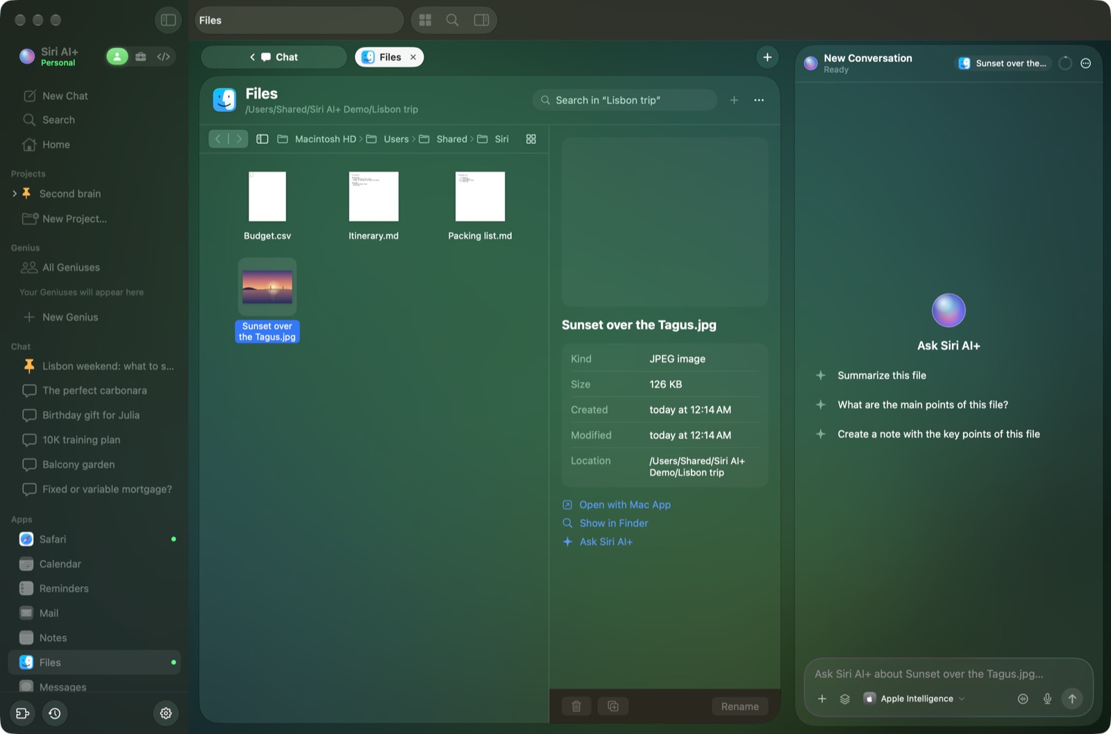 Files app