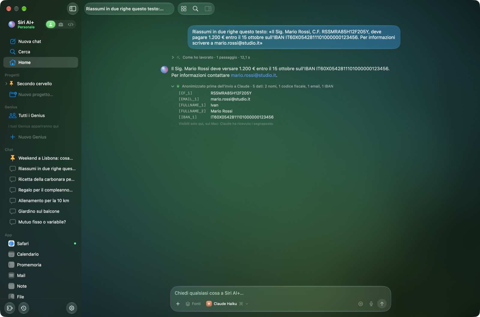 Scudo per la privacy