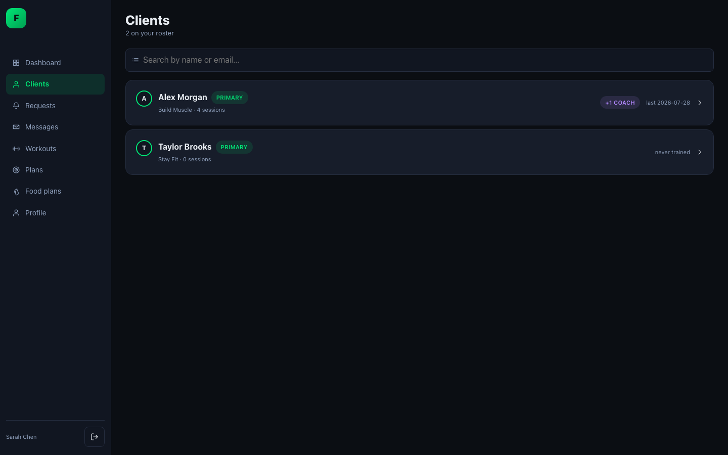 Client roster