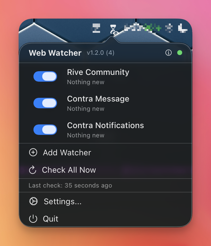 WebWatcher screenshot 2