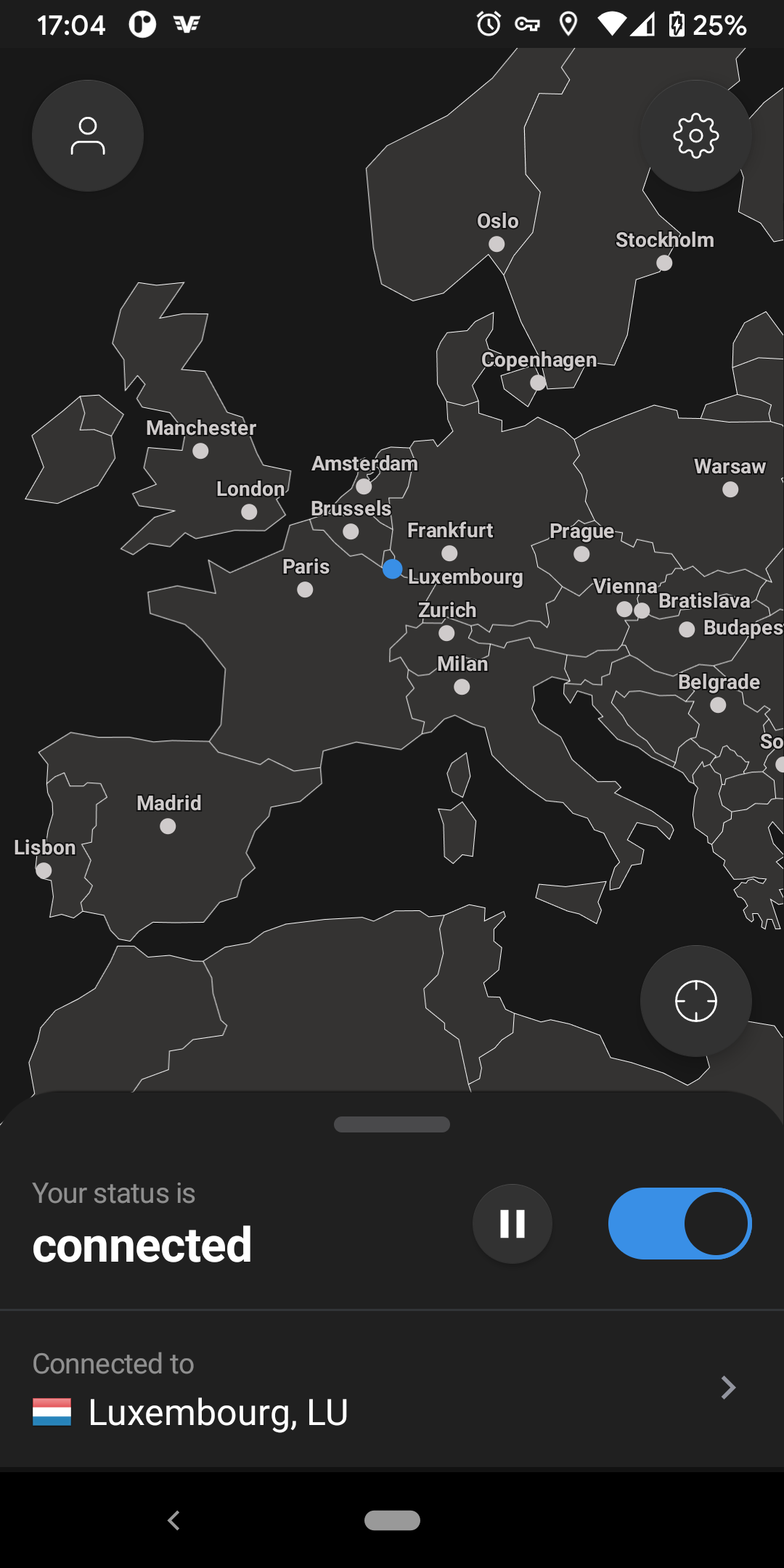 Screenshot 2 of IVPN — opens full size