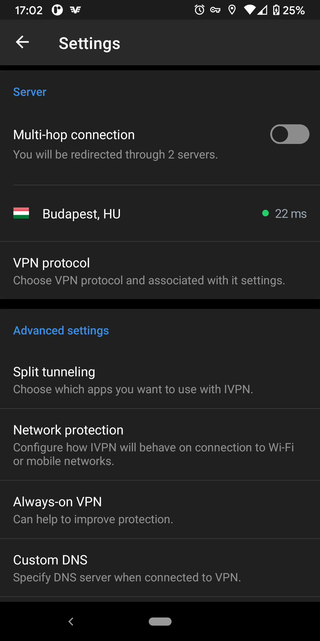 Screenshot 4 of IVPN — opens full size