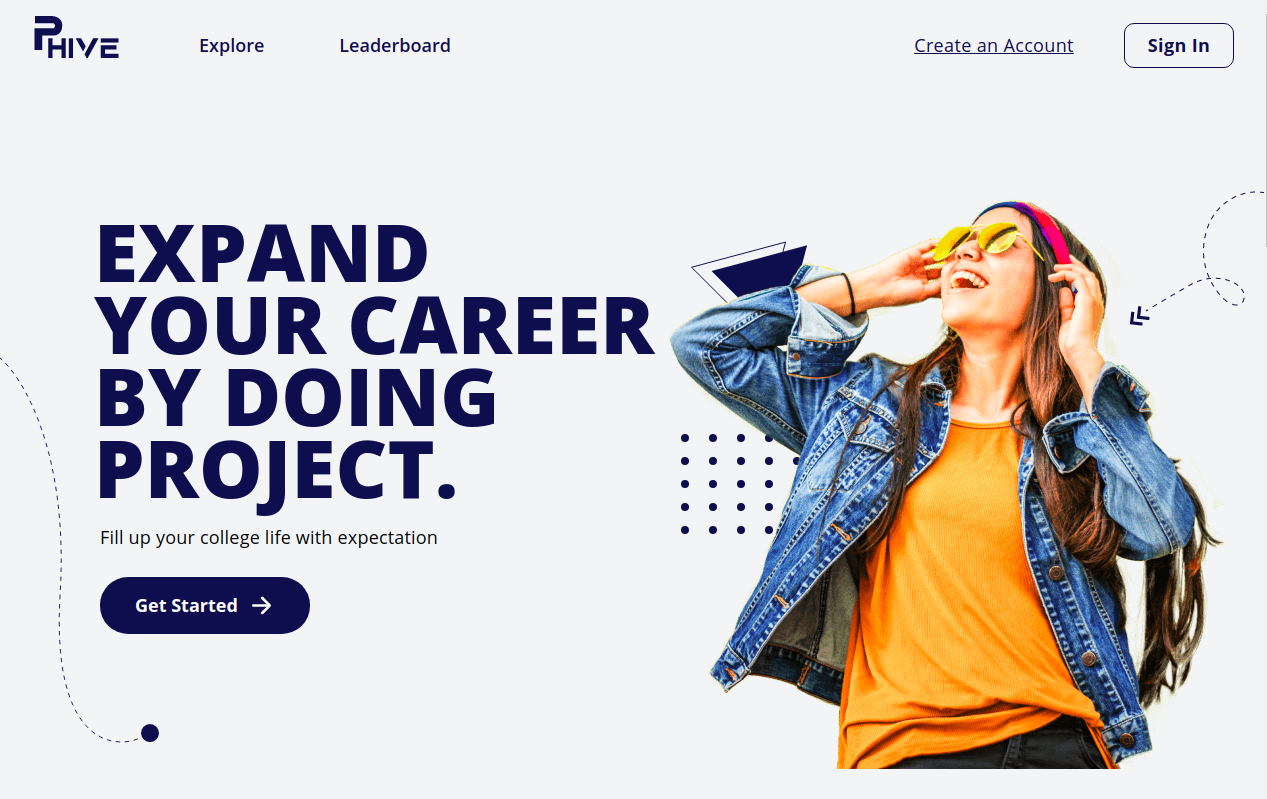 PHive Landing Page