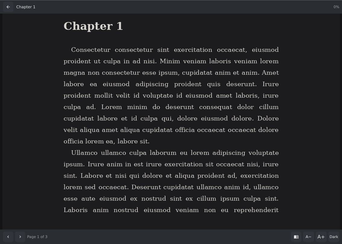 The epub reader