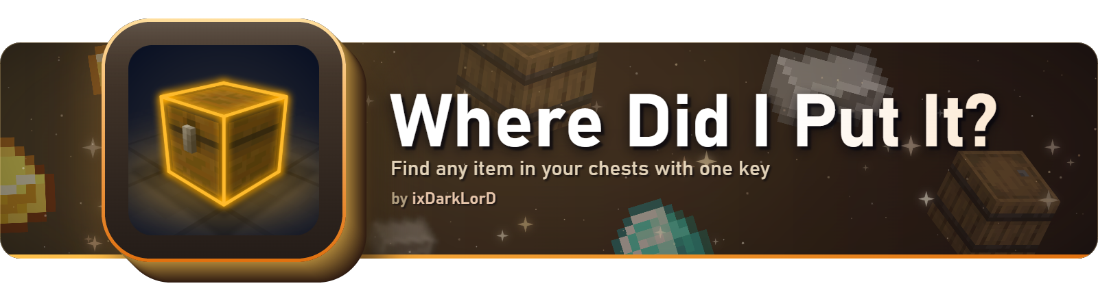 Where Did I Put It?